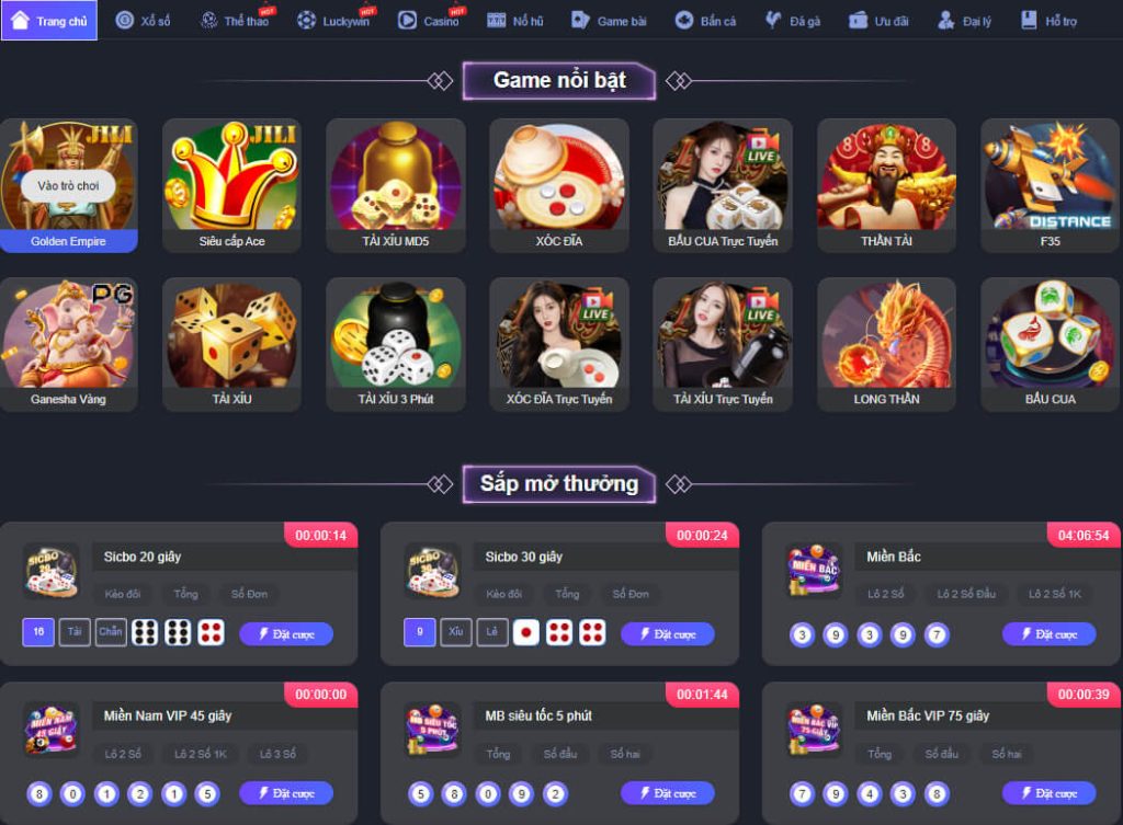 Các trò chơi hấp dẫn tại S666 Casino